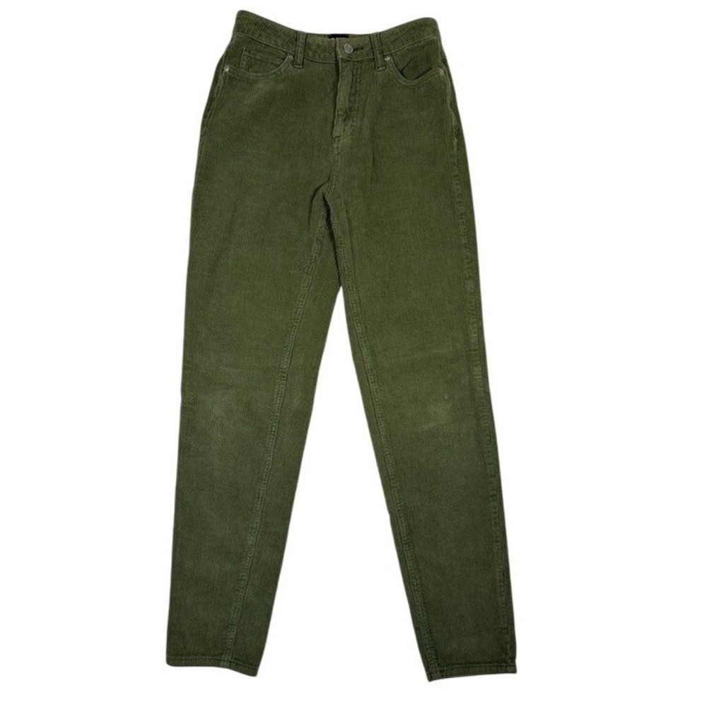 BDG Urban Outfitters Olive Green Corduroy Mom High-Rise Pants Size 24 OB781164